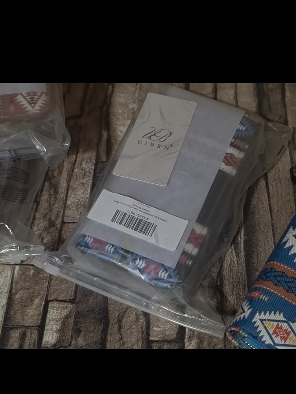 Wallets— Blue And Brown Multicolor